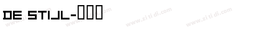 de stijl字体转换